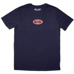 T-shirt AC/DC Mini Oval Logo Navy Blue 2XL T-shirt