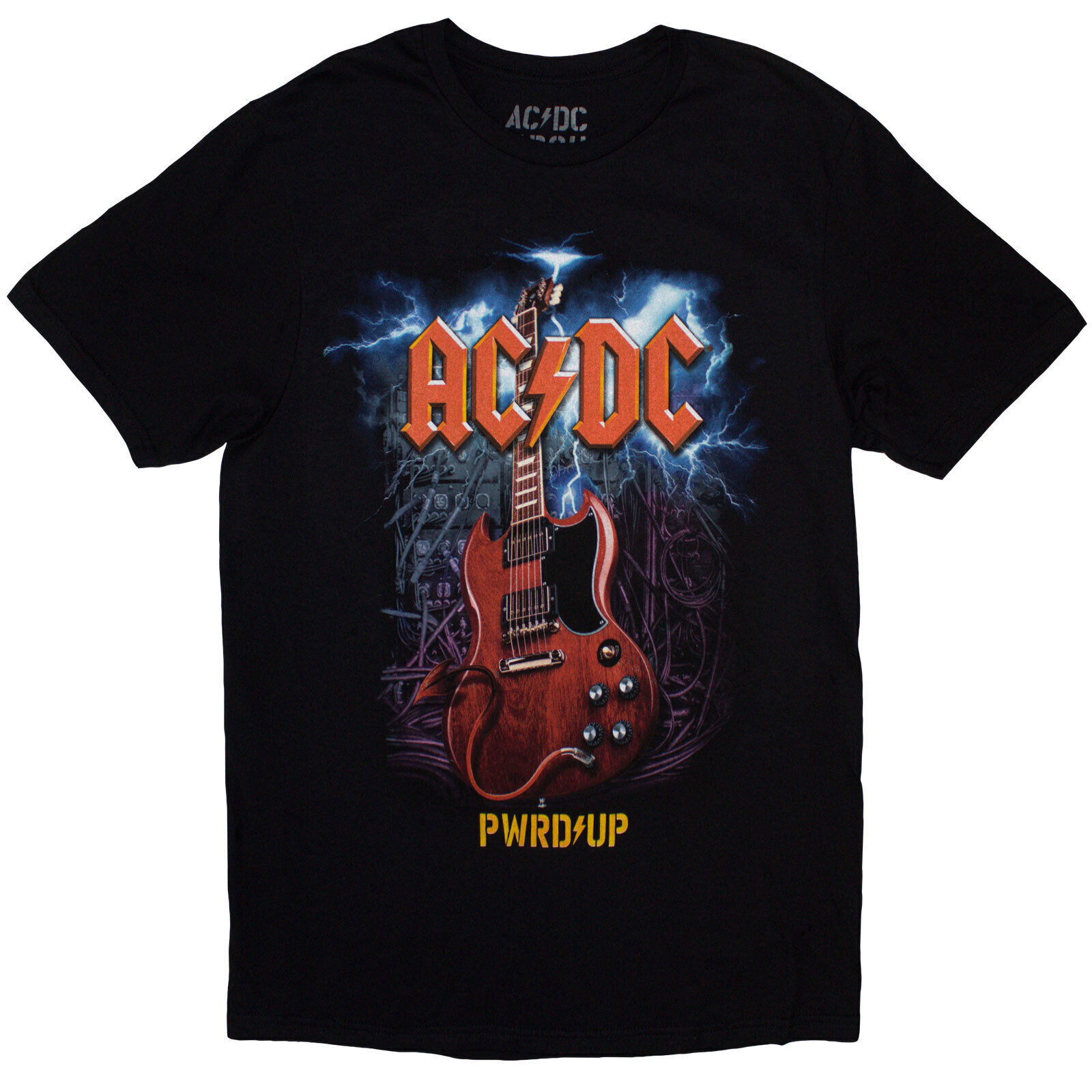 T-Shirt AC/DC Guitar PWR-UP EU Tour '24 Black XL T-Shirt