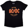 AC/DC High Voltage RnR Black S Ženske Košulja