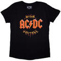 AC/DC High Voltage RnR Black M Dames Shirt