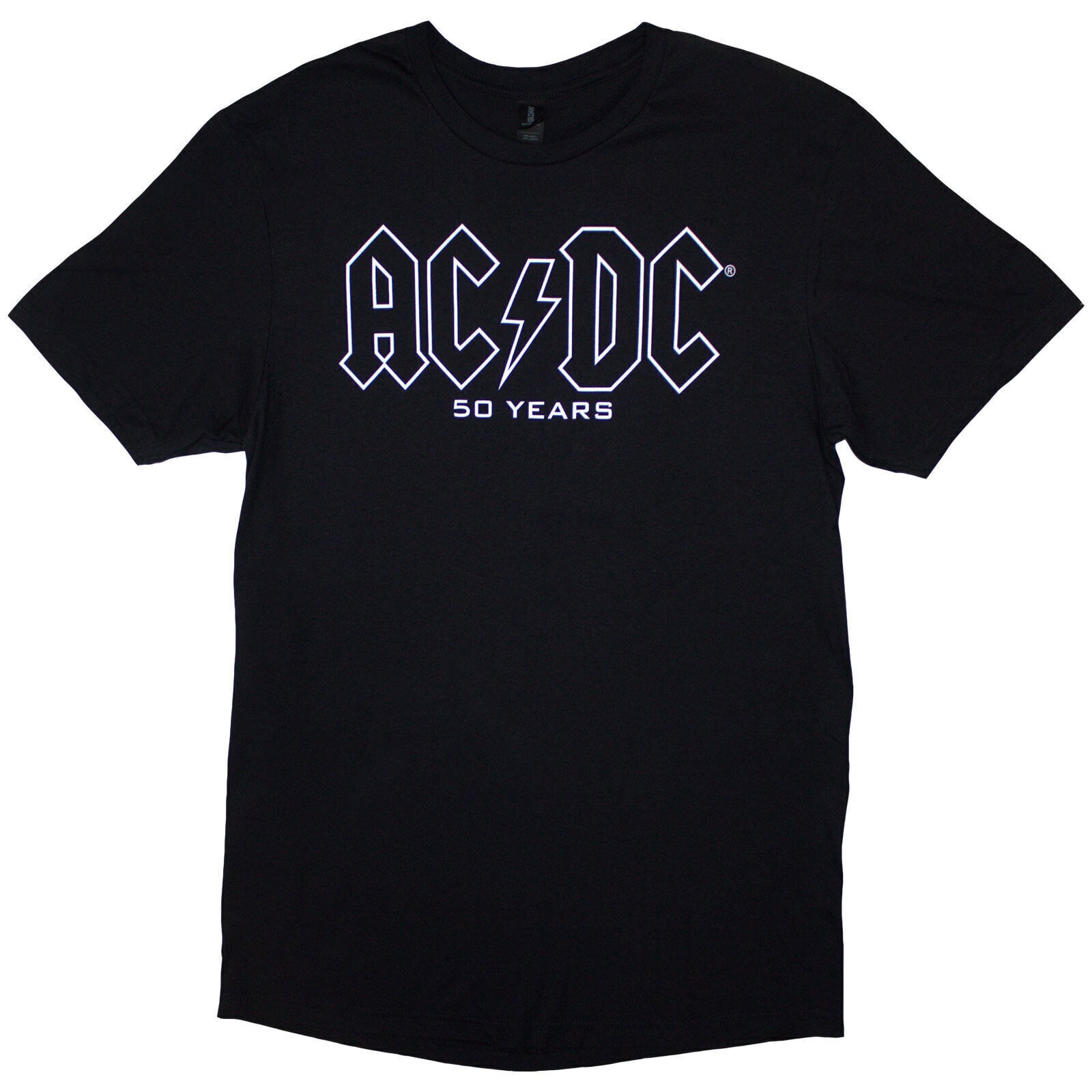 Camiseta de manga corta AC/DC History Logo Black M Camiseta de manga corta