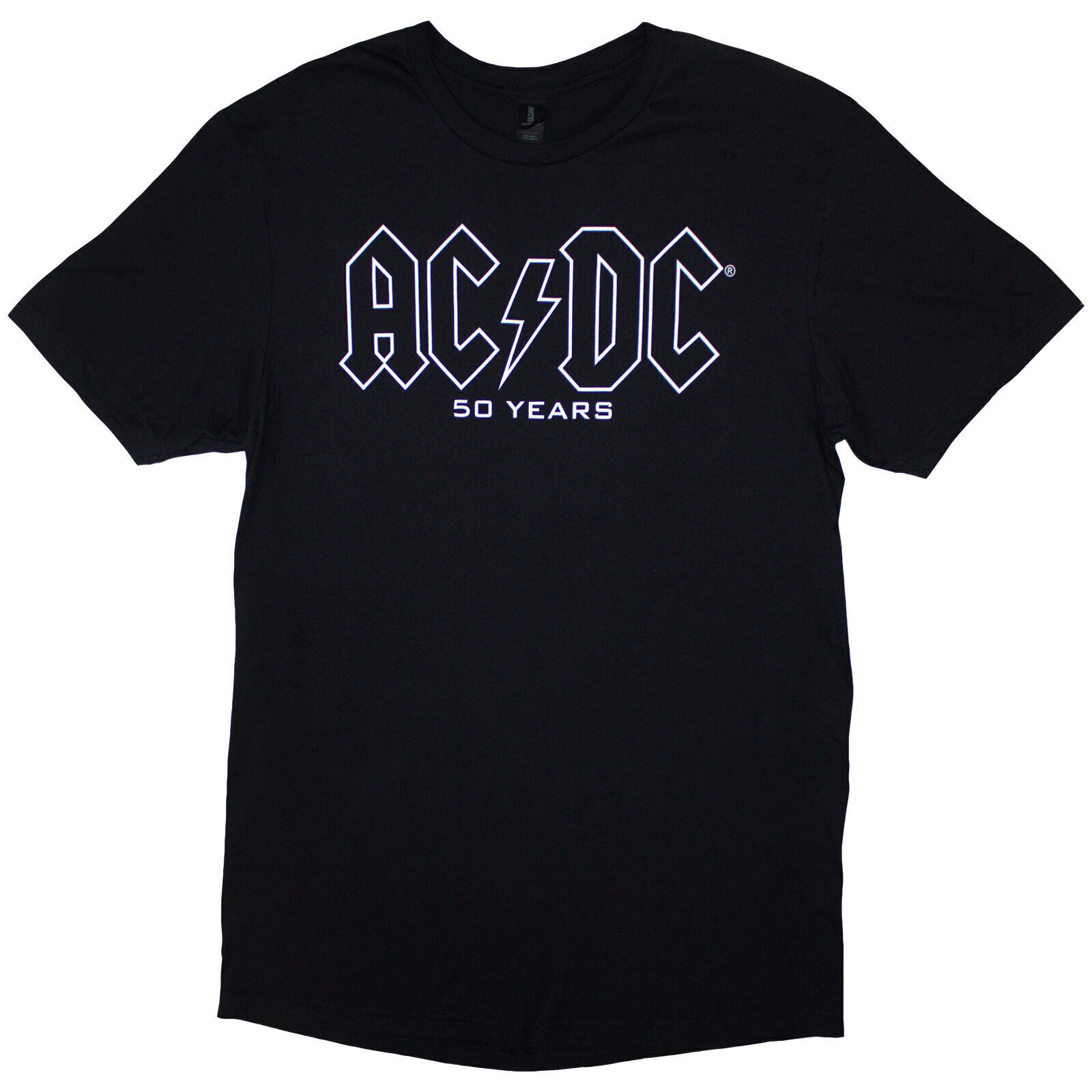 Marškinėliai AC/DC History Logo Black XL Marškinėliai