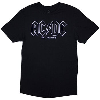T-Shirt AC/DC History Logo Black 2XL T-Shirt - 1