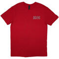 AC/DC Mini Logo / Lock Up Your Daughters Red L T-Shirt