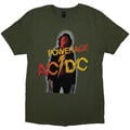 AC/DC Powerage Khaki Green M Majica