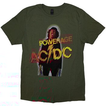 T-shirt AC/DC Powerage Khaki Green L T-shirt - 1