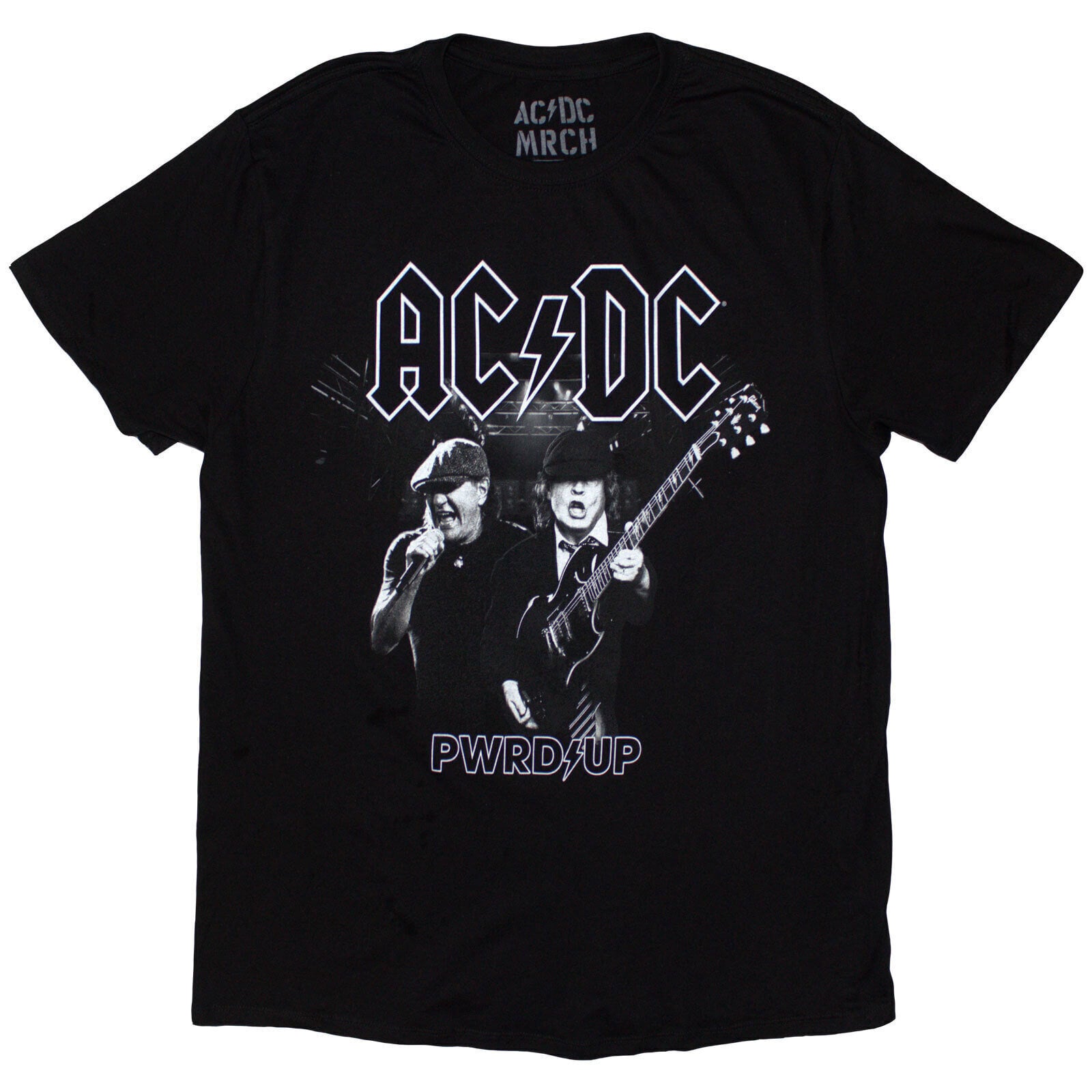 Koszulka AC/DC PWRD-UP B&W Photo EU Tour '24 Black 2XL Koszulka