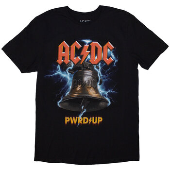 T-shirt AC/DC PWRD-UP In Rock We Trust Black XL T-shirt - 1