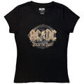 AC/DC Rock or Bust Black S De mujer Camiseta de manga corta
