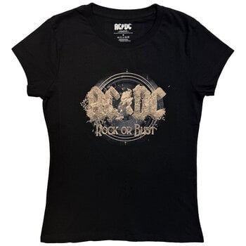 T-särk AC/DC Rock or Bust Black XL Naiste T-särk - 1