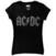 Košulja AC/DC Logo Embellished Black S Ženske Košulja