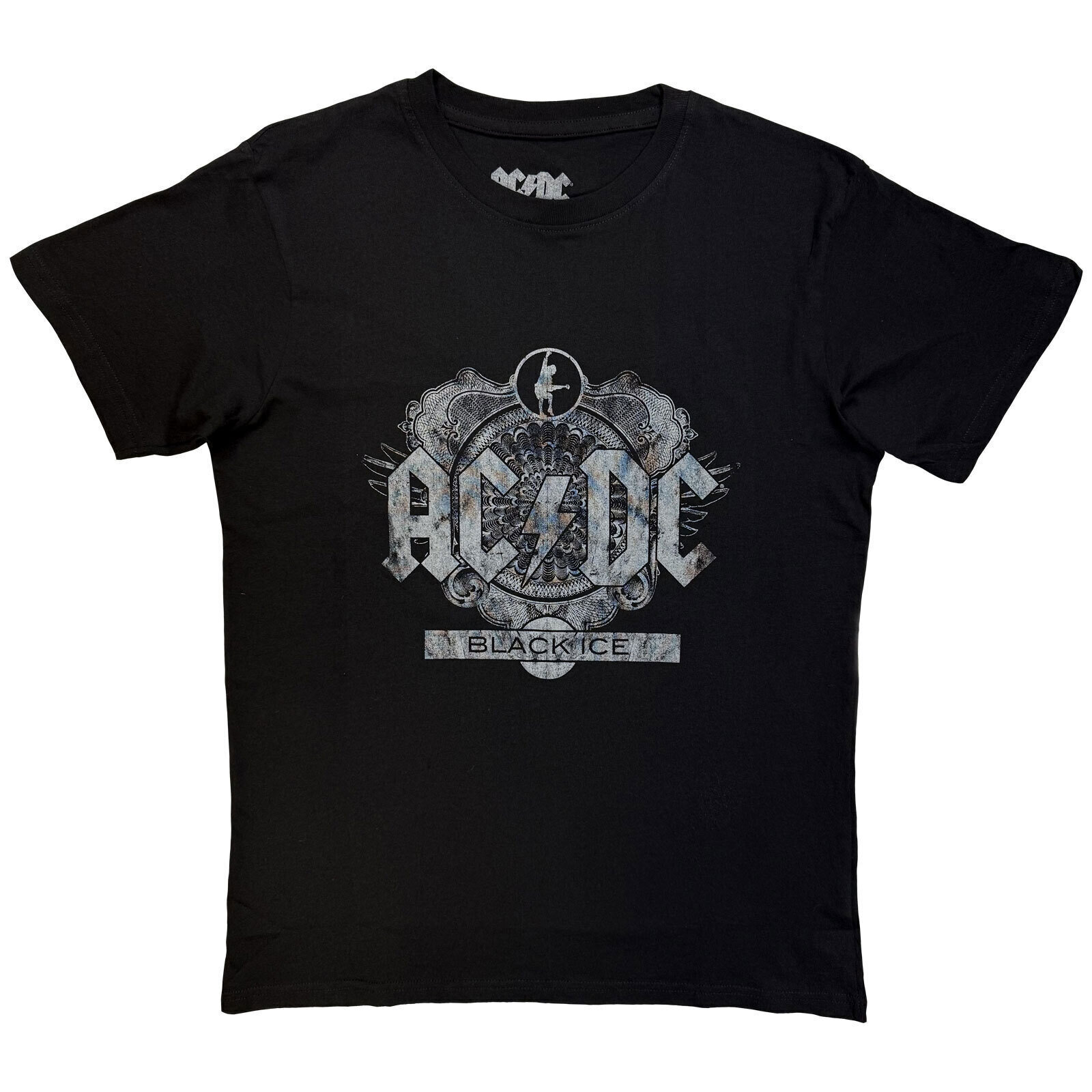 Tricou AC/DC Black Ice Black S Damă Tricou