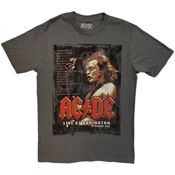 Koszulka AC/DC Donington Set Charcoal Grey XL Koszulka - 1