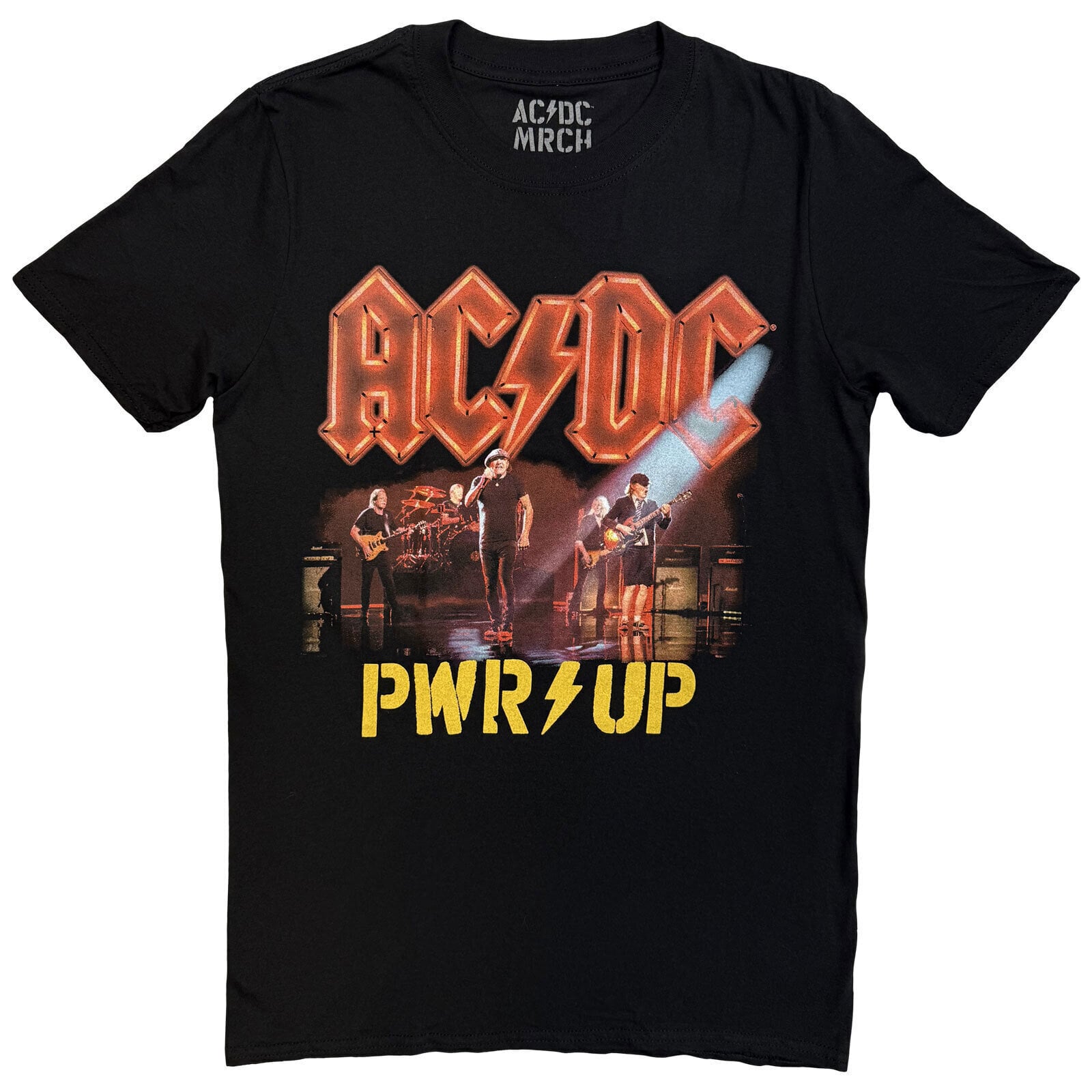 Majica AC/DC Neon Live Black M Majica