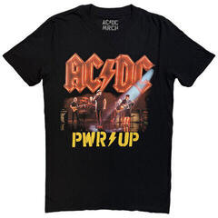 T-Shirt AC/DC Neon Live Black L T-Shirt