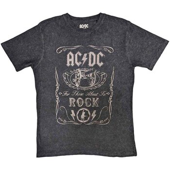T-särk AC/DC Cannon Swig Wash Collection Dip-Dye On Black L T-särk - 1