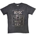 AC/DC Cannon Swig Wash Collection Dip-Dye On Black XL T-särk