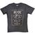 T-Shirt AC/DC Cannon Swig Wash Collection Dip-Dye On Black 2XL T-Shirt