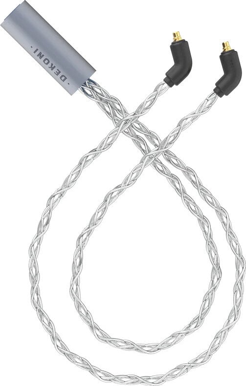 Kabel za slušalice Dekoni Audio Ensemble USB-C Silver 52" Braided MMCX IEM Kabel za slušalice