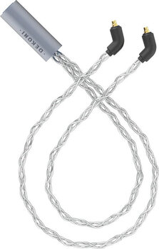 Kabel za slušalice Dekoni Audio Ensemble USB-C Silver 52" Braided MMCX IEM Kabel za slušalice - 1