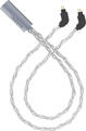 Dekoni Audio Ensemble USB-C Silver 52" Braided 2-Pin IEM Câble pour casques