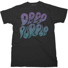 T-shirt Deep Purple Bubble Logo Black M T-shirt