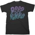 Deep Purple Bubble Logo Black L Camiseta de manga corta