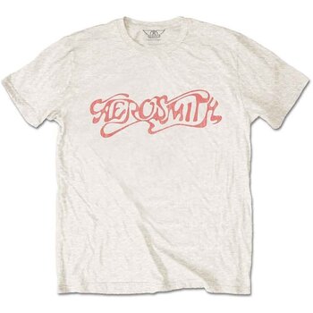 T-Shirt Aerosmith Classic Logo Natural XL T-Shirt - 1