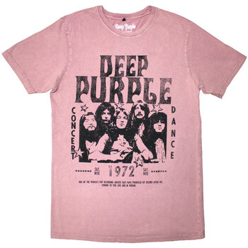 T-shirt Deep Purple 1972 Concert Kashmir Red M T-shirt - 1