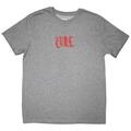 The Cure Mini Logo Grey M T-Shirt