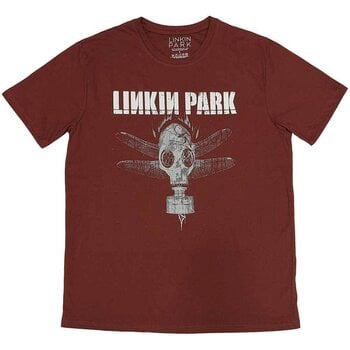 T-shirt Linkin Park Gas Mask Red M T-shirt - 1