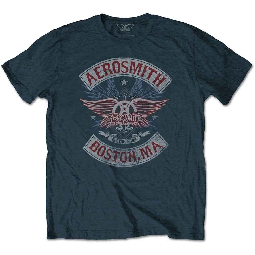 T-shirt Aerosmith Boston Pride Denim Blue XL T-shirt