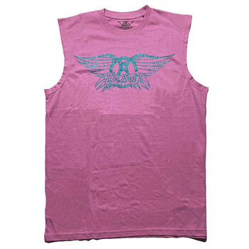 T-shirt Aerosmith Glitter Print Logo Embellished Pink XL T-shirt - 1