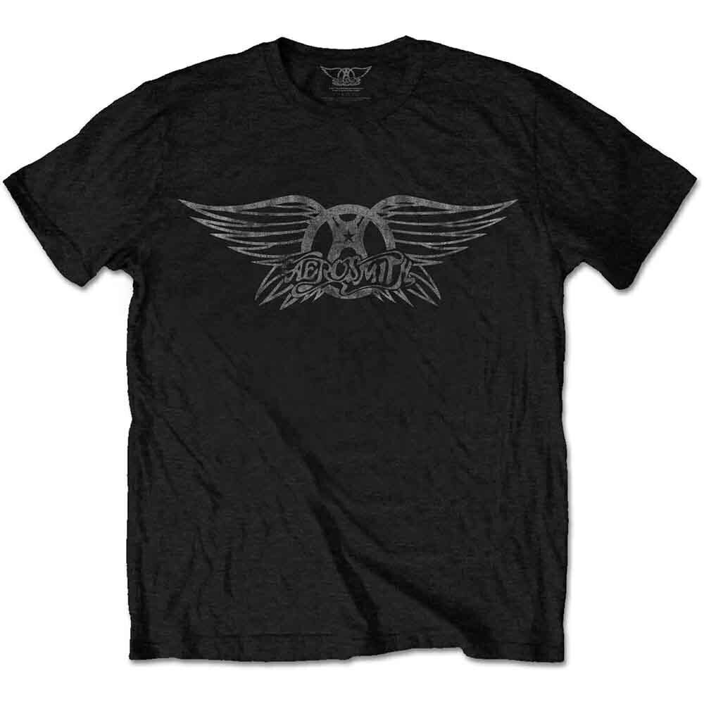 Tricou Aerosmith Vintage Logo Black 3XL Tricou