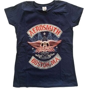 T-Shirt Aerosmith Boston Pride Navy Blue 2XL Ladies T-Shirt - 1