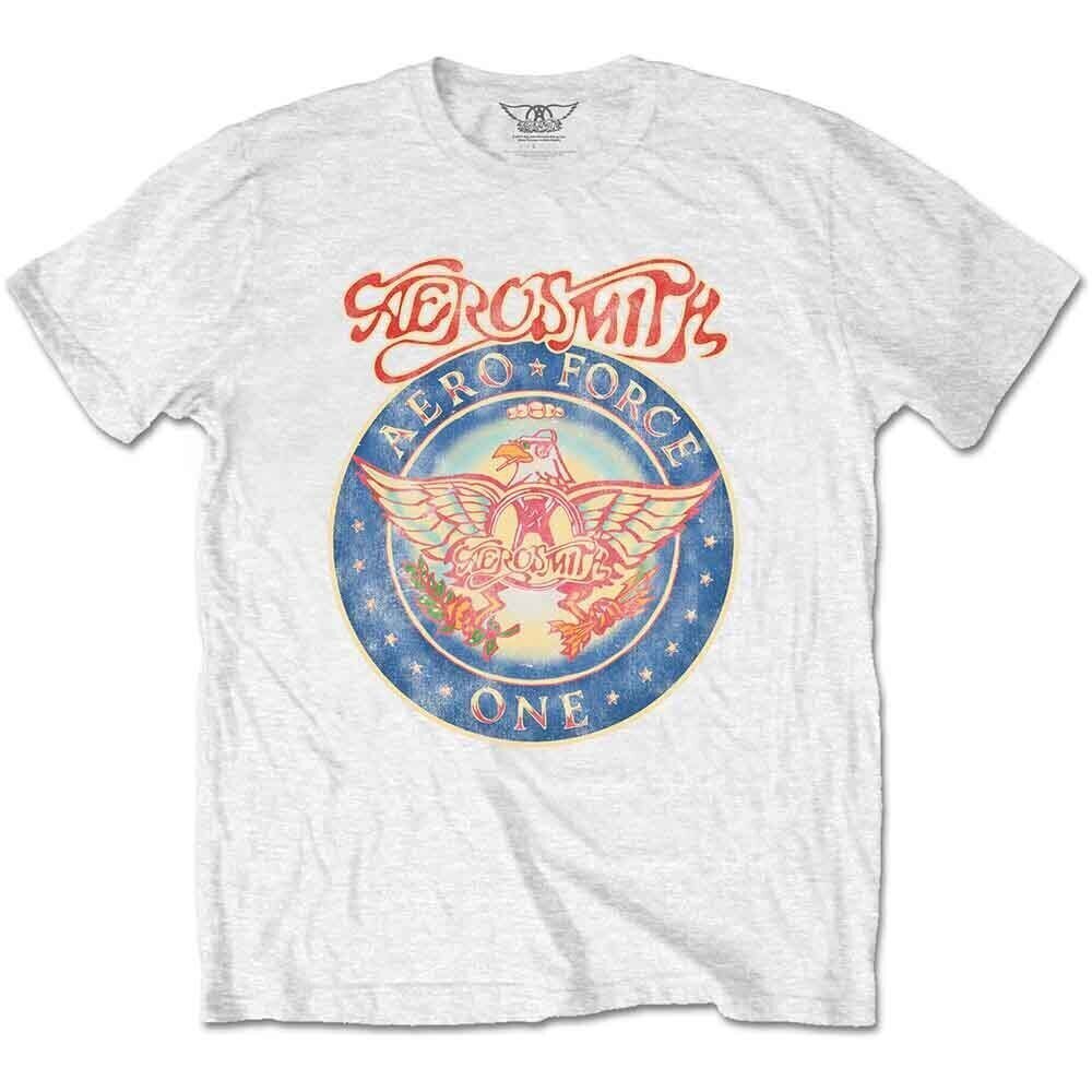 T-shirt Aerosmith Aero Force White L T-shirt