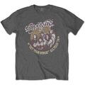 Aerosmith Cheetah Print Charcoal Grey L T-Shirt