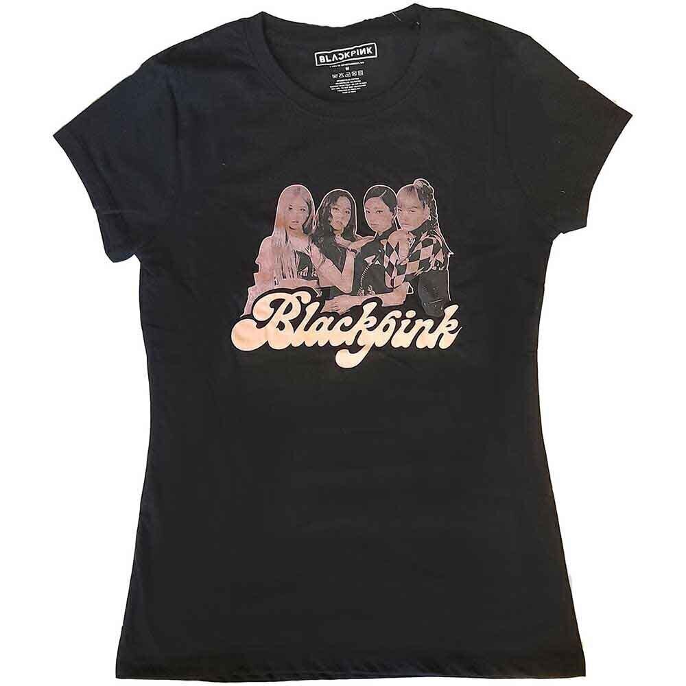 Skjorte BLACKPINK Photo Black XL Dame Skjorte