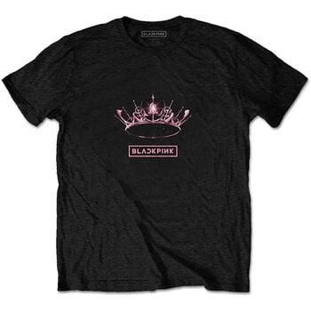 T-Shirt BLACKPINK The Album - Crown (Back Print) Black XL T-Shirt - 1