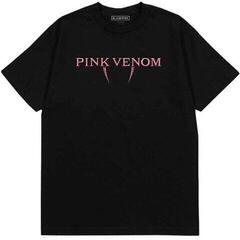 Camiseta de manga corta BLACKPINK Pink Venom Logo (Back Print) Black S Camiseta de manga corta