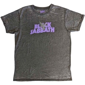 T-shirt Black Sabbath Logo & Daemon Charcoal Grey XL T-shirt - 1