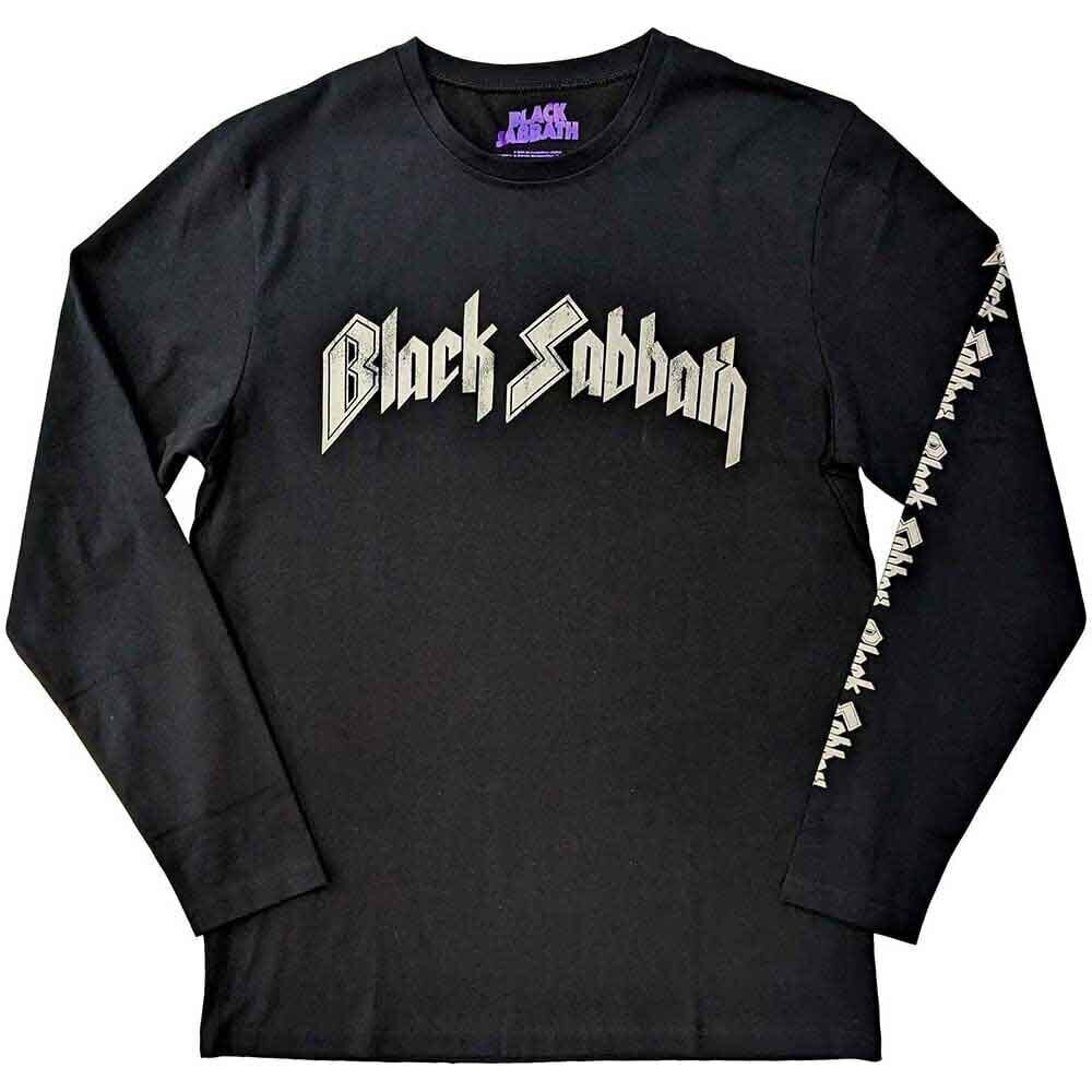 T-Shirt Black Sabbath The End Mushroom Cloud Back & Sleeve Print Black XL T-Shirt