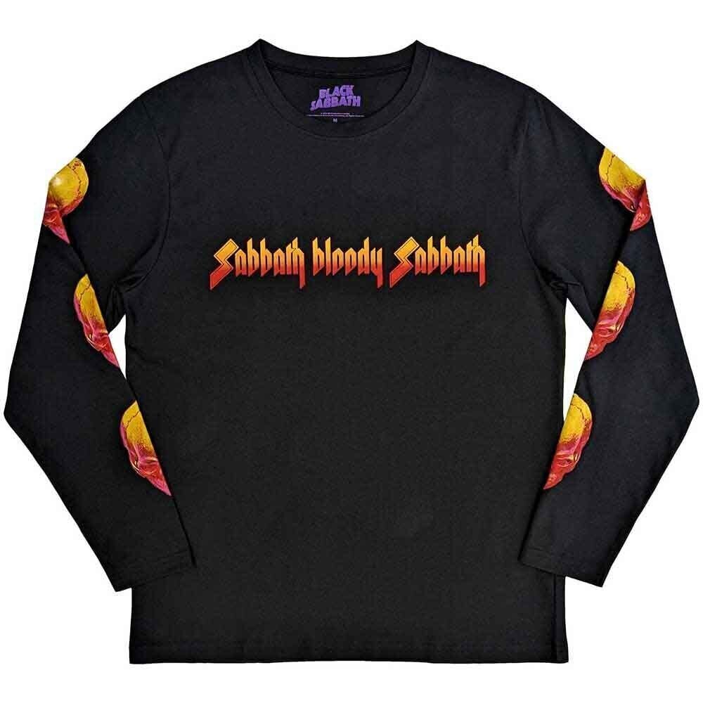 T-Shirt Black Sabbath Bloody Sabbath Back & Sleeve Print Black 2XL T-Shirt