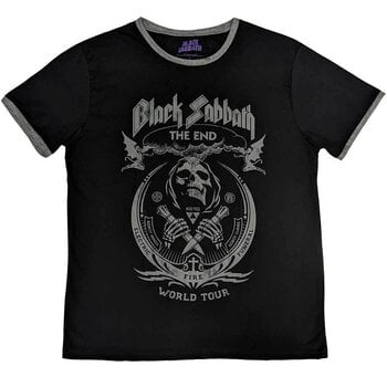 Skjorte Black Sabbath The End Mushroom Cloud Ringer Black XL Skjorte - 1