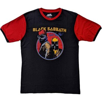 Skjorta Black Sabbath Never Say Die Black & Orange S Skjorta - 1