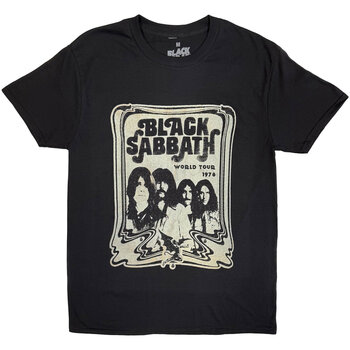 Marškinėliai Black Sabbath World Tour 1978 Black 2XL Marškinėliai - 1
