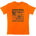 Radiohead Gawps Short Sleeve T-Shirt Orange 2XL