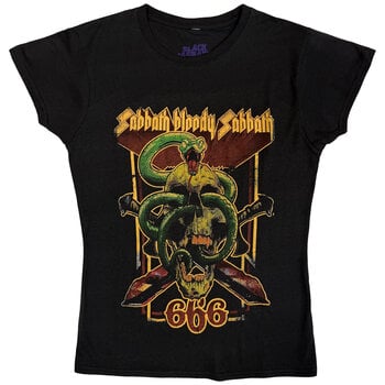 Koszulka Black Sabbath Bloody Sabbath 666 Black XL Damskie Koszulka - 1