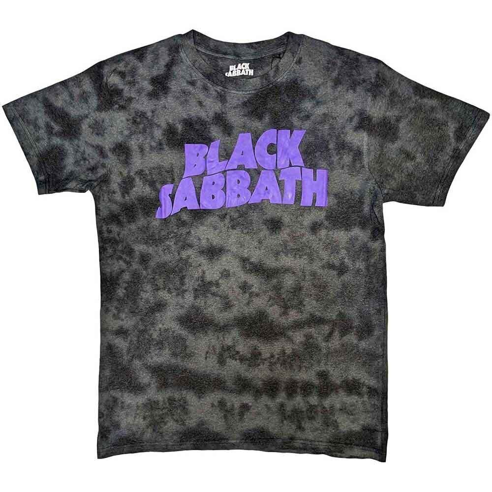 Košulja Black Sabbath Wavy Logo Wash Collection Black M Košulja
