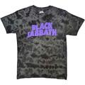 Black Sabbath Wavy Logo Wash Collection Black M T-särk